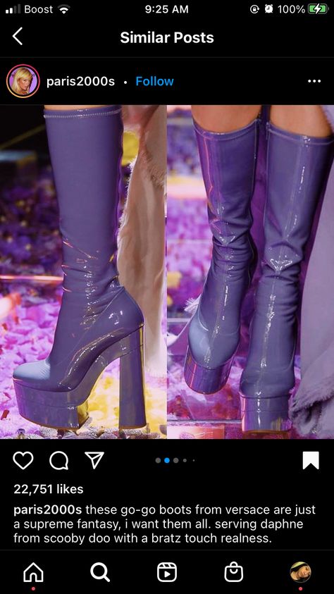 Daphne Core, Scooby Doo Daphne, Daphne From Scooby Doo, Versace Boots, Gogo Boots, Weird Stuff, Body Skin Care Routine, Platform Boots, Body Skin