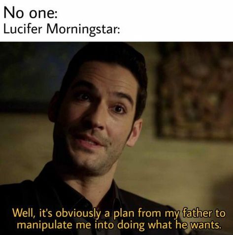 If you're a fan of the Netflix show Lucifer, you'll love these funny Lucifer memes about the plot, the detective, Maze, and more. #lucifer #netflix #lucifershow #mazikeen Funny Lucifer, Db Woodside, Lucifer Funny, Angel Vs Demon, Lucifer Angel, Lucifer Quote, Maleficent Movie, Boss Series, Tom Ellis Lucifer