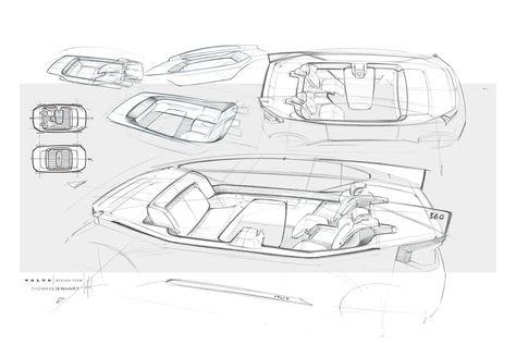 Volvo 360C on Behance Volvo 360, Concept Car Interior, Rolls Royce Interior, Car Interior Sketch, Car Interior Design Sketch, Interior Deisgn, Yacht Interior Design, Interior Design Sketch, Interior Design Sketches