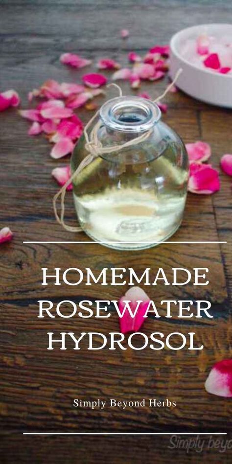 Uses For Rose Water, Herb Healing, Make Rose Water, Making Rose Water, Homemade Rose Water, Rose Water Diy, Smudge Spray, Medicinal Herbs Garden, Rose Hydrosol