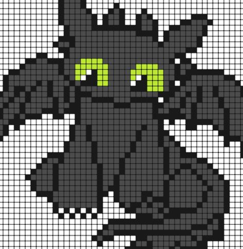 Toothless pixel art by DragonArtist12 on DeviantArt Toothless Pixel Art, Pixel Art Dragon, Pixel Art Minecraft, Image Pixel Art, Modele Pixel Art, Blanket Rug, Dragon Cross Stitch, Art Dragon, Easy Pixel Art