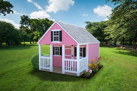 Playhouse | Club Houses | Kid's Playhouses | Fisher Barns Club House Design, Barn Playhouse, Custom Playhouse, Playhouse Ideas, Childrens Playhouse, Outdoor Playhouse, Roofing Options, House Vibes, Playhouse Outdoor