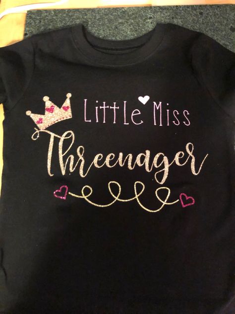 Threenager Party Ideas Girl, Little Miss Threenager Birthday Ideas, Threenager Cake, Faith Harper, Threenager Birthday Party, Threenager Shirt, Threenager Birthday, Threenager Party, 3rd Birthday Party For Girls