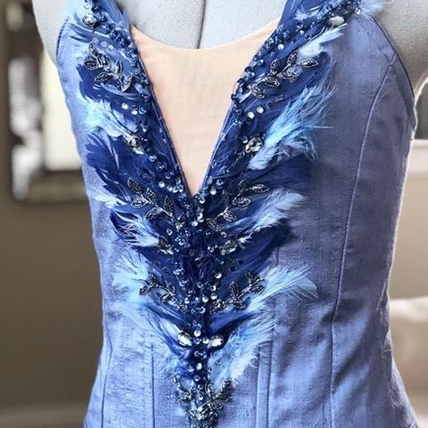 A new little Bluebird 🦋🕊 Bird Ballet Costume, Curly Fro, Ballet Tutus, Ballet Costume, Dance Wear Ballet, Embroidery Beading, Tutu Costumes, Ballet Tutu, Ballet Costumes