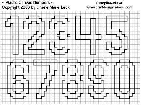 Numbers Graph Drawings, Letras Cool, Pvc Lamp, Plastic Canvas Letters, Crochet Numbers, Alphabet Quilt, Cross Stitch Numbers, Graph Paper Designs, Cross Stitch Alphabet Patterns