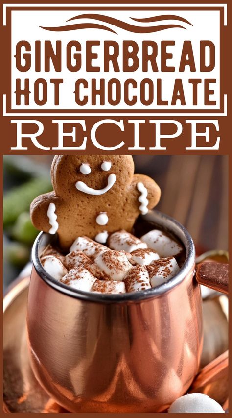 Gingerbread Hot Chocolate Recipe Made Of Three Secret Ingredients Gingerbread Hot Chocolate Recipe, Bbq Grilled Chicken Recipes, Gingerbread Hot Cocoa, Gingerbread Hot Chocolate, Nutella Hot Chocolate, Coconut Hot Chocolate, Classic Hot Chocolate, Homemade Hot Cocoa, Biscoff Cookie Butter