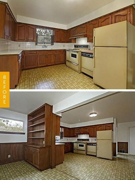 Before & After: A 1950s Ranch Kitchen Gets Its First Makeover in 60 Years 1950 House Remodel, 1950s Ranch Remodel, 1950 House, 1960s Kitchen Remodel, Ranch Home Remodel, Ranch Renovation, 60s House, Ranch Kitchen Remodel, Home Remodel Before And After