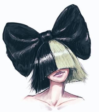 Sia Singer, Sia And Maddie, Barbie Drawing, Ariana Grande Music Videos, Aesthetic Grunge Tumblr, Color Drawing Art, Miraculous Wallpaper, Painting Of Girl, Girl Celebrities