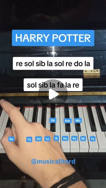 Piano Tutorial, Easy Piano, Piano Lessons, May 7th, May 7, Piano, Harry Potter, On Instagram, Instagram