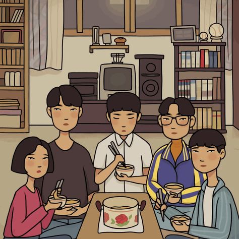 Park Bo Gum Reply 1988, Reply 1988, Wallpaper Iphone Lucu, Bo Gum, Korean Art, K Drama, Drama Movies, Cute Cartoon Wallpapers, Cartoon Wallpaper