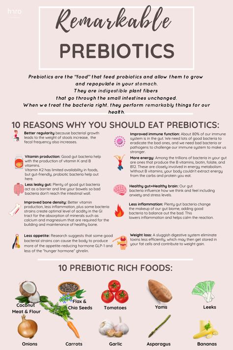 Don't forget your PRE-biotics. Probiotics live on prebiotics. Eating foods that contain prebiotics increases the amount of good bacteria in the gut, and it affects both the body, emotions and thoughts. Gut Health Diet, Holistic Diet, Health Guru, Prebiotics And Probiotics, Probiotic Foods, Health Heal, Health And Happiness, Holistic Nutrition, Good Health Tips