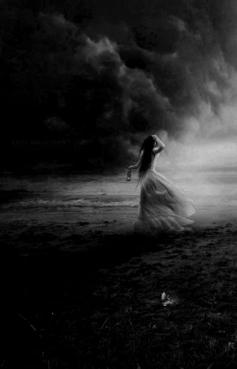 to live is to be haunted Dark Clouds, 다크 판타지, Arte Obscura, Foto Art, Story Inspiration, Dark Beauty, Gothic Art, Dark Side, Dark Art