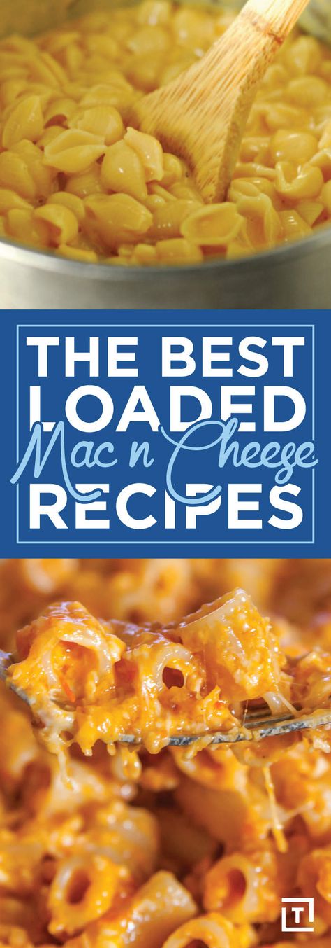 Best Loaded Mac and Cheese Recipes Ac And Cheese Recipe, Loaded Mac And Cheese Recipe, Mac And Cheese Recipes, Bacon Chili, Southern Cooking Recipes, Mac Cheese Recipes, Tasty Kitchen, Cheesy Recipes, Mac N Cheese Recipe