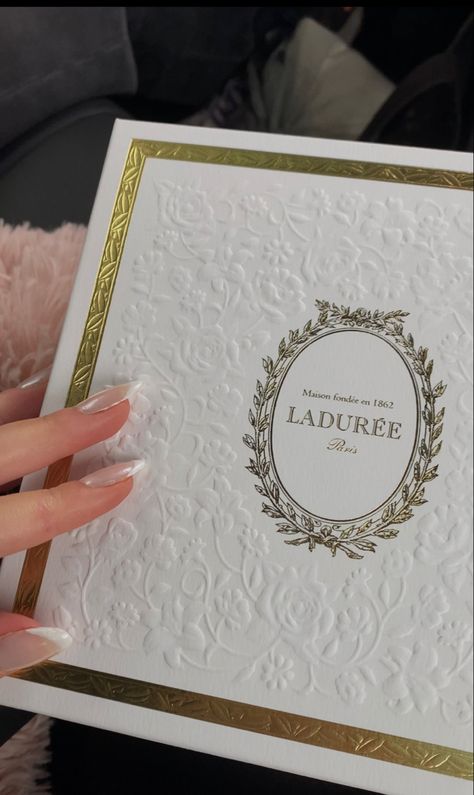 Laduree Packaging Design, Laduree Packaging, Laduree Aesthetic, Macaron Store, Macarons Christmas, Macaroon Box, Macaron Packaging, Laduree Macarons, Hello Design