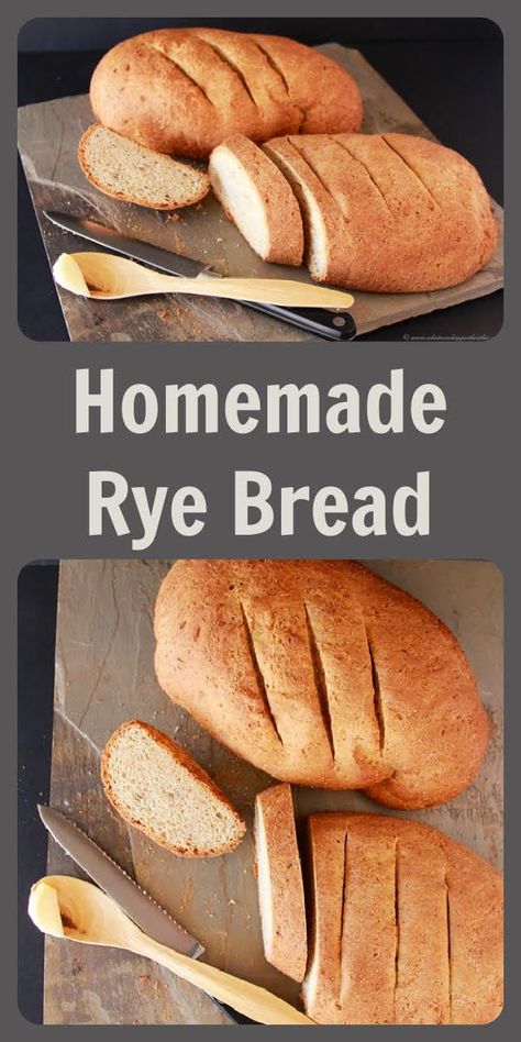 Rye Flour Recipes Baking, Recipe For Rye Bread, Polish Rye Bread, Homemade Rye Bread Recipes, Easy Rye Bread Recipe, Crusty Rye Bread Recipe, Soft Rye Bread Recipe, Polish Rye Bread Recipe, Easy Rye Bread