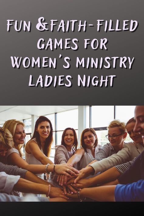 Games For Womens Ministry, Christian Girls Night Ideas, Christian Girls Night, Games For Womens Ministry Ladies Night, Spring Event Ideas, Ladies Night Games, Baby Shower Summer, Retreat Themes, Games For Ladies