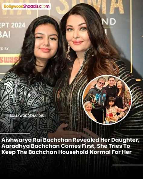 Once, Aishwarya Rai Bachchan revealed that her daughter, Aaradhya is her first priority, and everything else comes secondary for her, she said: “It’s something I’ve grown up with. From the time I was 18, I’ve been juggling many responsibilities. My day begins at 5.30 am. It has been that way from the time I remember. Of course, after Aaradhya, my priorities have changed completely. She comes first, everything else is secondary.” She further added: “Aaradhya is constantly singing and dancin... She Comes First, Jodhaa Akbar Aishwarya Rai, Aishwarya Rai Bachchan In Devdas, Guzarish Aishwarya Rai, Guzaarish Aishwarya Rai Bachchan, Aaradhya Bachchan, Aishwarya Rai Taal Movie, Aishwarya Rai Bachchan, Aishwarya Rai