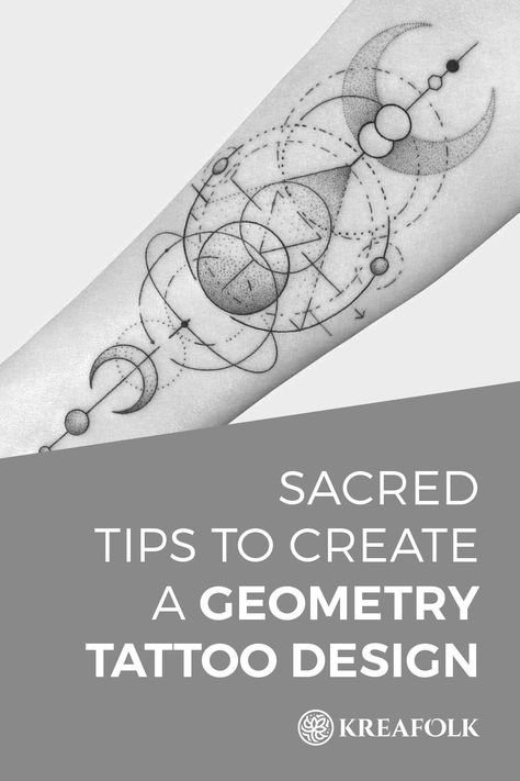 Geometry tattoo design is a great artistic style yet can be complicated to work on. Here are some tips that you can use to improve and make your work easier!