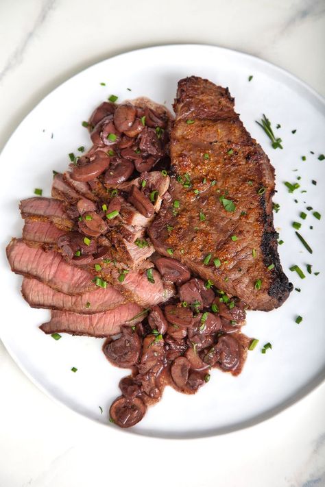 Recipe: Sheet pan London broil Top Round London Broil, Recipe Sheet, Cooking Steak, Southern Living Recipes, Grilled Romaine, Atlanta Restaurants, London Broil, Canned Mushrooms, Roasted Strawberries