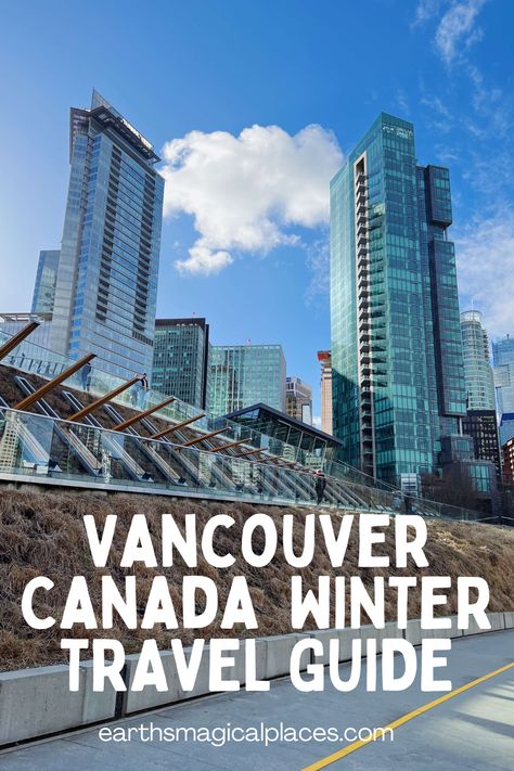 Planning a trip to Vancouver Canada in winter? Look no further for the best things to do! This is your ultimate itinerary for visiting Vancouver in winter, including what to wear, where to go, and top places to stay. | The best things to do in Vancouver in the winter | Vancouver, BC Winter Itinerary | Vancouver Canada things to do winter #travel #canada #guide Canada Place Vancouver, Things To Do In Vancouver Canada Winter, Winter Vancouver, Canada In Winter, Things To Do In Vancouver, City Breaks Europe, Backpacking Canada, Visiting Niagara Falls, Visit Vancouver