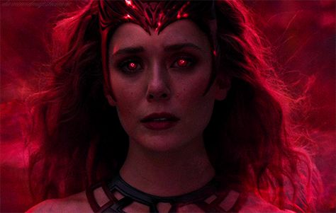 WandaVision Reality Stone, Witch Gif, Emma Dumont, Marvel Gif, The Scarlet Witch, Wanda Vision, Red Magic, Chaos Magic, Beacon Hills