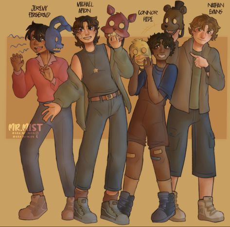 Fanf 4 Tormentors, Micheal Afton X Fredrick, Michael Afton And His Friends, The 4 Tormentors Fanart, Fnaf 4 House, Fnaf 4 Bullies Fanart, Fnaf 4 Tormentors Fanart, Fnaf 4 Fanart, Fnaf 4 Tormentors