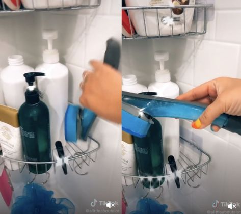 Clean shower hack: Mom uses dish wand to keep shower clean Shower Cleaner In Dish Wand, Vinegar Shower Cleaner, Using Vinegar To Clean, Shower Cleaning Hacks, Acrylic Shower Base, Clean Shower, Bath Cleaning, Shower Scrub, Dawn Dish Soap