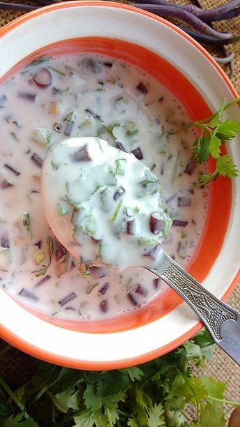 Mogra Raita  Recipe Raita Recipe Indian, Easy Raita Recipe, Raita Recipe, Indian Salads, K Food, Indian Cooking Recipes, Chutney Recipes, English Food, Winter Recipes