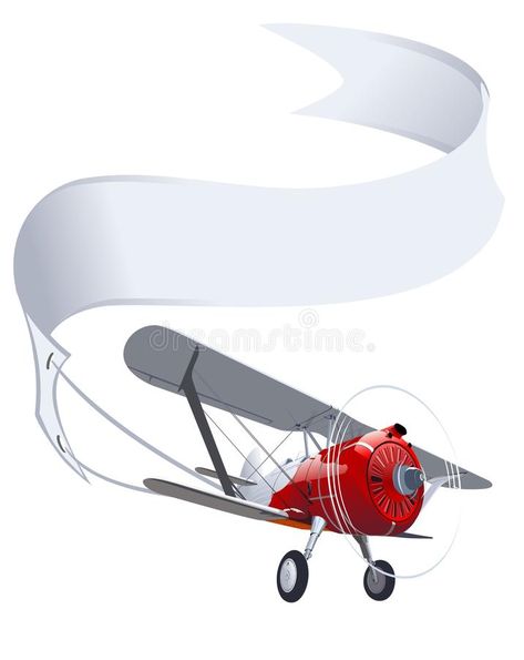 Vector retro airplane with banner. Vector retro detailed biplane with banner iso , #sponsored, #airplane, #banner, #Vector, #retro, #detailed #ad Airplane Banner, Retro Airplane, Graphic Design Flyer, Retro Vector, Clip Art Borders, Banner Vector, Air Show, Free Vector Art, 로고 디자인