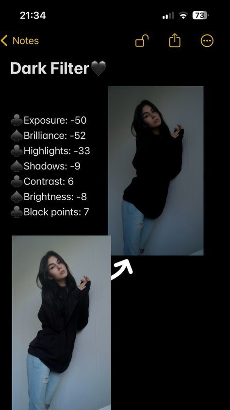 Mirror Pic Filter, Dark Camera Roll Filter, Camera Filters Iphone Dark, Dark Editing Iphone, Dark Photo Settings, Cool Tone Filter Iphone, Photo Editing Tricks Samsung, Photo Editing Dark Aesthetic, Iphone Editing Pictures Dark Aesthetic