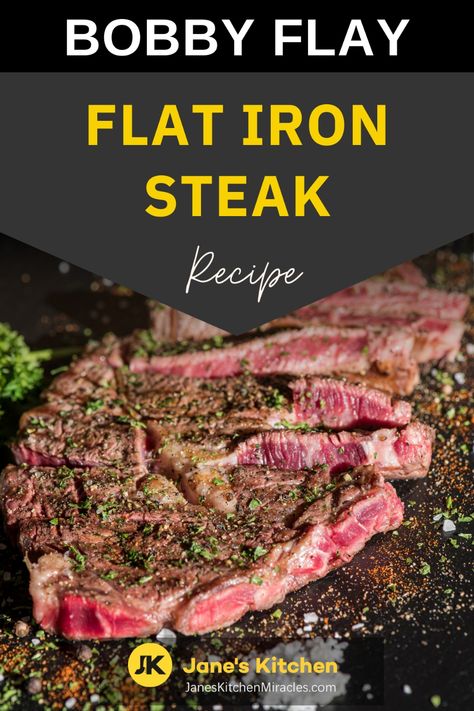 Flat iron steak topped with herbs on top Beef Flat Iron Steak Recipes, Flat Iron Steak Recipes, Steak With Blue Cheese, Leftover Steak, Grilled Portobello, Best Beef Recipes, Flat Iron Steak, Compound Butter, Restaurant Dishes