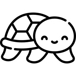 Draw Turtle Easy, Cute Drawings Animals, Cute Turtle Drawings, Aphmau Fan Art, Turtle Drawing, Fruit Coloring Pages, Drawing Animals, Animal Doodles, Animal Icon