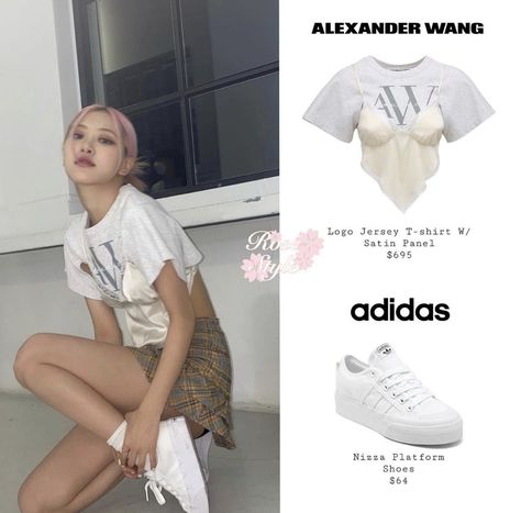 Platform Shoes Outfit, Adidas Nizza Platform, Platform Outfit, Adidas Nizza, Korean Shoes, Rose Clothing, Lovely Clothes, Sporty Outfits, Kpop Fashion Outfits