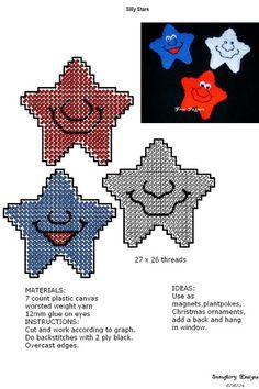 Plastic Canvas Star Pattern Free | Plastic Canvas Canvas Magnets, Plastic Canvas Coasters, Plastic Canvas Ornaments, Plastic Canvas Tissue Boxes, Patriotic Crafts, Plastic Canvas Christmas, Plastic Canvas Patterns Free, Plastic Crafts, Plastic Canvas Crafts