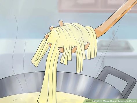 How to Make Bread Machine Pasta: 8 Steps (with Pictures) - wikiHow Take Initiative, Homemade Pasta Recipe, Vegetable Quinoa, Rich Food, Nutrition Guidelines, Make Bread, Pasta Fatta In Casa, Delicious Soup Recipes, Wooden Spatula