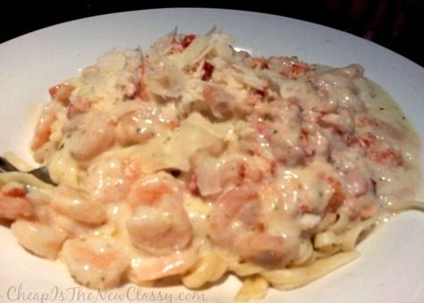 Try great lobster and seafood dishes at Red Lobster's Lobsterfest, including Dueling Lobster Tails and Lobster and Shrimp Linguini Alfredo #... Red Lobster Lobster Linguini Recipe, Shrimp Linguini Alfredo, Linguini Alfredo, Shrimp Linguini, Lobster And Shrimp, Red Lobster Shrimp, Lobster Fest, Dinner For One, Lobster Tails