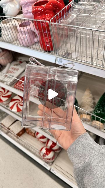 Ashley • Target Trendsetter on Instagram: "RUN!!! These cute acrylic gift boxes won’t last long! 🎁 They are perfect for teacher gifts, friend gifts, etc. Let me know how else you would use them. 🤍 Available in Bullseye’s Playground

#christmas #christmastime #bullseyesplayground #target #targetdollarspot #targetbullseye #targetrun #targetmom #targetdeals #targethaul #targetfinds #targetstyle #newattarget #targetfavorites #giftidea #giftideas #teachergift" Holiday Boxes Gift, Teacher Gifts For Christmas, Target Favorites, Acrylic Gift, Target Haul, Target Dollar Spot, Holiday Box, Target Style, Friend Gifts