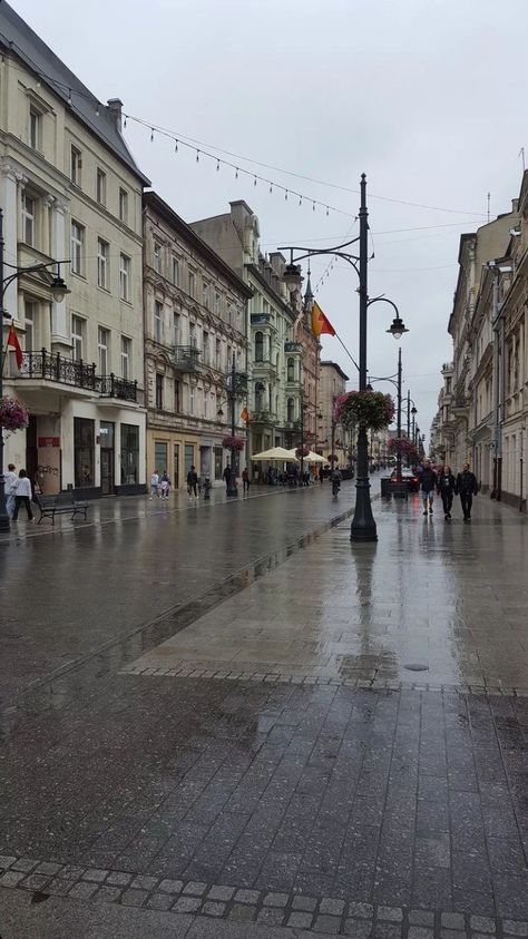 Poland Lodz, Lodz Poland, Comfy Travel, Visual Board, Lodz, Instagram Aesthetic, Rainy Day, Poland, Vision Board