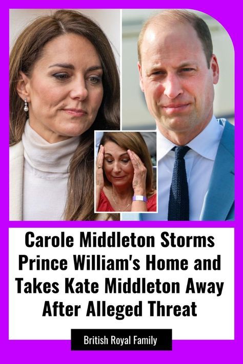 Carol Middleton shocked the public when she allegedly stormed into Prince William's home and whisked away her daughter, Kate Middleton. This dramatic turn of events unfolded amidst claims that King Charles Prince William Daughter, Carol Middleton, Kate Middleton New Hair, Kate Middleton Pregnant, Kate Middleton Family, Kate Middleton Queen, Family Gossip, British Royal Family News, Carole Middleton