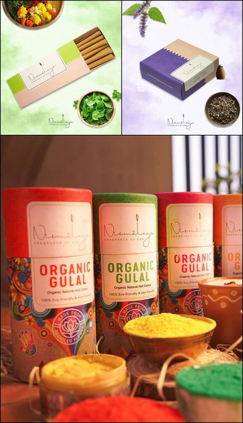 Holi Product Shoot, Holi Packaging, Holi Stickers, Holi Shoot, Holi Colour, Holi Colours, Shoot Moodboard, Holi Gift, Holi Colors