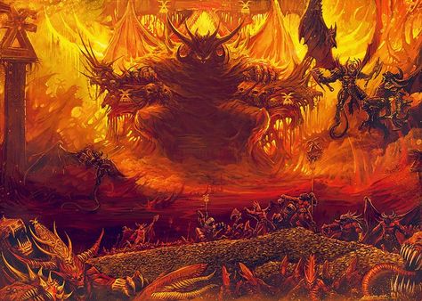 Khorne - Warhammer 40k - Wikia Chaos Daemons, Warhammer 40k Art, Tv Tropes, Warhammer Art, Warhammer 40k Artwork, Warhammer Fantasy, The Grim, Warhammer 40000, Gods And Goddesses