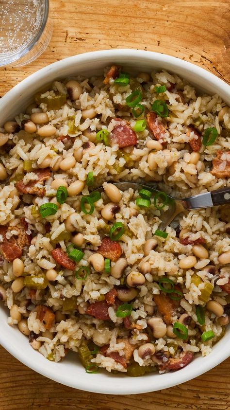 Hoppin' John, Southern Living Hoppin John Recipe, Hop N John Recipe Black Eyed Pea, Hoppin Johns Recipe Southern Style, Hopping John Soup, Hoping John Recipe, Hoppin John Instant Pot, Easy Hoppin John Recipe, Hopping John Recipe