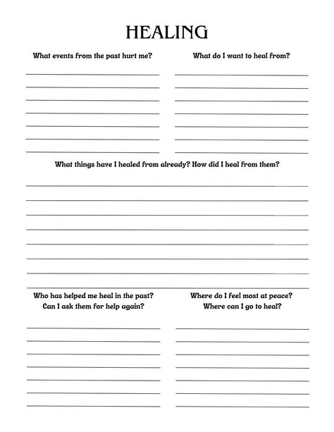 Shadow Work Worksheet, Art Therapy Activities Printables, Printable Therapy Worksheets, Work Organization Printables, Healing Worksheets, Self Esteem Building Activities, Therapy Homework, Therapeutic Worksheets, Group Therapy Activities