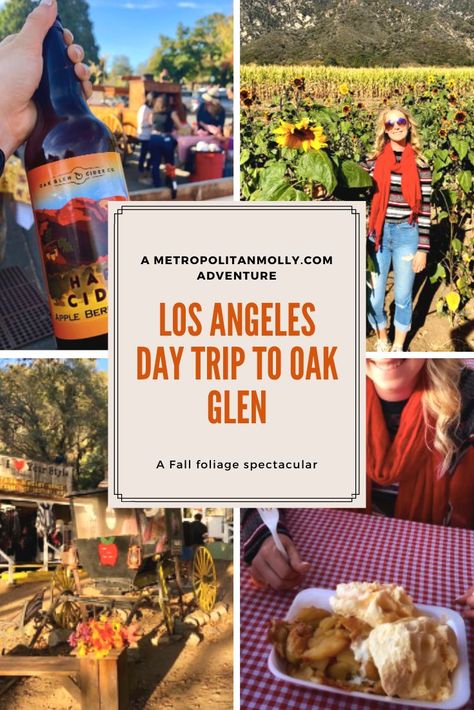 A fall festival right outside Los Angeles in Oak Glen, California. #losangeles #oakglen #fallinlosangeles Oak Glen California Things To Do, Oak Glen California, Los Angeles Day Trips, Weekend Getaway California, La Living, Oak Glen, San Bernardino Mountains, Cali Trip, Fall Menu