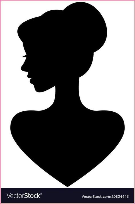 Women Silhouette, 8. Mart, Profile Silhouette, Diy Jewelry Display, Silhouette Painting, Silhouette Clip Art, Silhouette Stencil, Silhouette Art, Jewellery Display