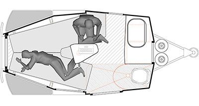 Cricket Trailer, Teardrop Trailer Plans, Vw T3 Doka, Teardrop Camper Plans, Camping Trailer Diy, Teardrop Caravan, Teardrop Camping, Homemade Camper, Motorcycle Camping Gear