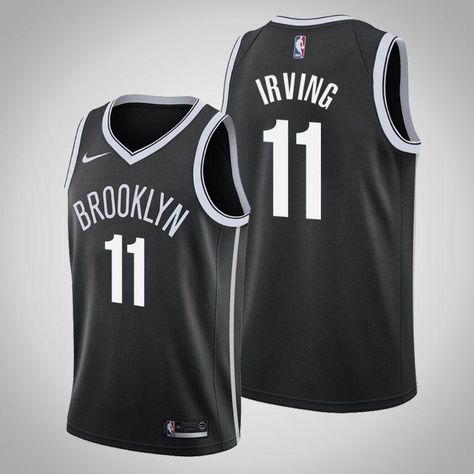 2019 Men 11 Kyrie Irving Jersey Black Brooklyn Nets Jersey Camisetas de basketball Check more at https://senjersey.com/product/2019-men-11-kyrie-irving-jersey-black-brooklyn-nets-jersey-camisetas-de-basketball/ Kyrie Irving Jersey, Brooklyn Nets Jersey, Nba Apparel, Basketball Clothing, Nets Jersey, Nba Outfit, Nba Store, Nike Nba, Nba Jerseys