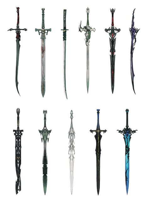 Clive's Swords Concept Artwork - Final Fantasy XVI Art Gallery Fantasy Swords Concept Art, Cybernetic Arm, Shirou Emiya, Swords Medieval, Cool Swords, Game Concept Art, Fantasy Concept Art, Armor Concept, Fantasy Rpg