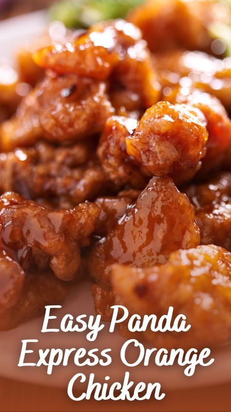 Easy Panda Express Orange Chicken - Appetizers & Entrees Orange Chicken Recipe Panda Express, Orange Chicken Recipe Panda, Best Orange Chicken Recipe, Copycat Panda Express Orange Chicken, Best Orange Chicken, Panda Express Orange Chicken Recipe, Panda Express Orange Chicken, Orange Chicken Sauce, Vegetable Spring Rolls