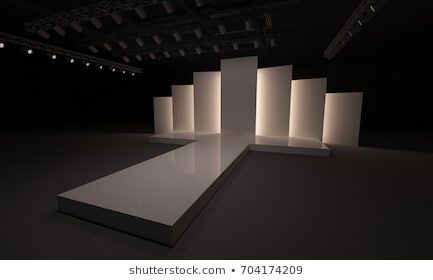 Stage Design High Res Stock Images | Shutterstock Large Stage Design, Stage Layout Design, Minimalist Stage Design, Simple Stage Design, Event Stage Design Ideas, Fashion Show Set Design, Fashion Show Stage Design, Stage Layout, Stage Backdrop Design